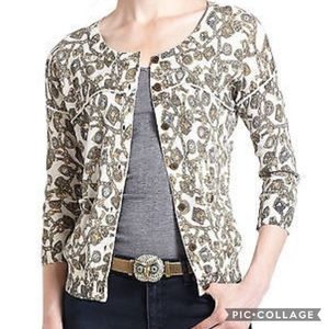 Anthro Charlie & Robin Charmed Cardigan Sweater